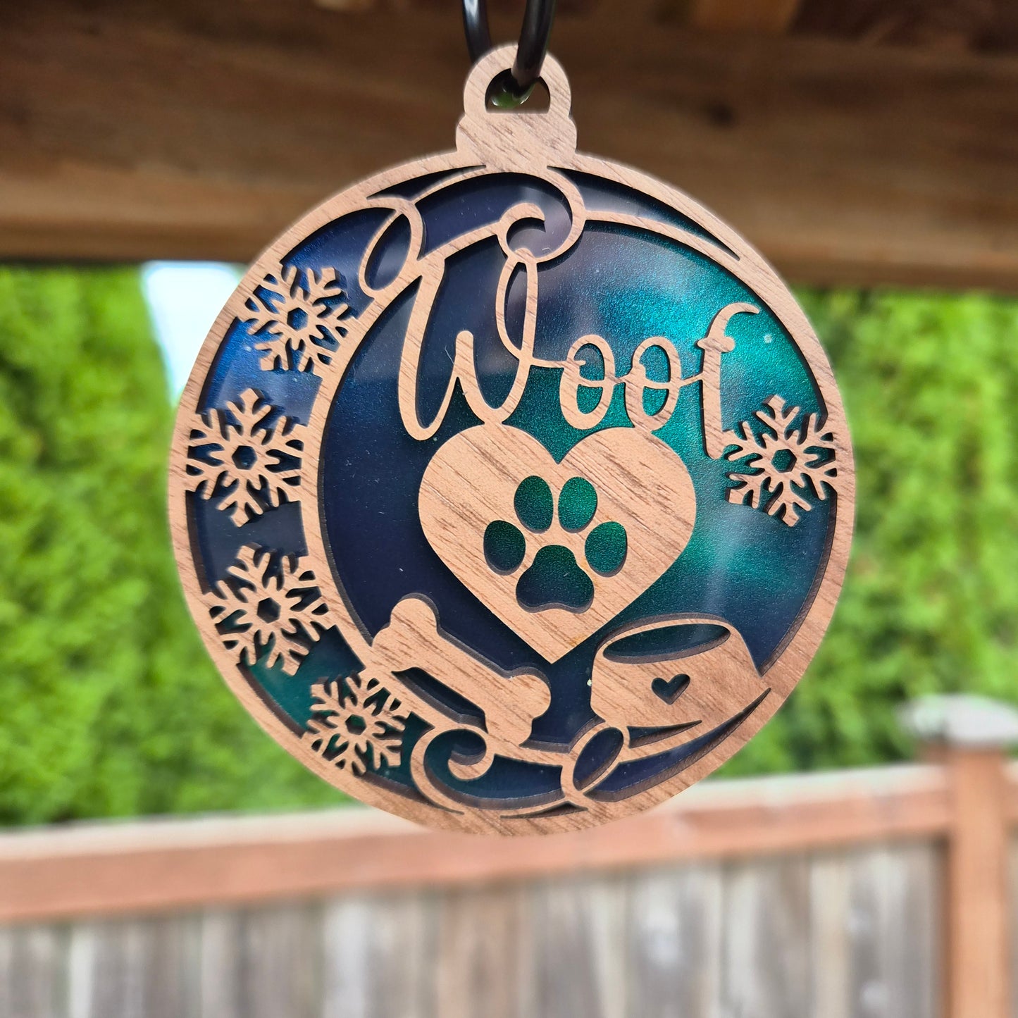 Dog Lover Layered Ornament