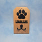 Leash Life - Wooden Dog Leash Holder With Acrylic Accents
