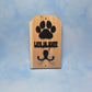 Life is Ruff - Wooden Dog Leash Holder With Acrylic Accents