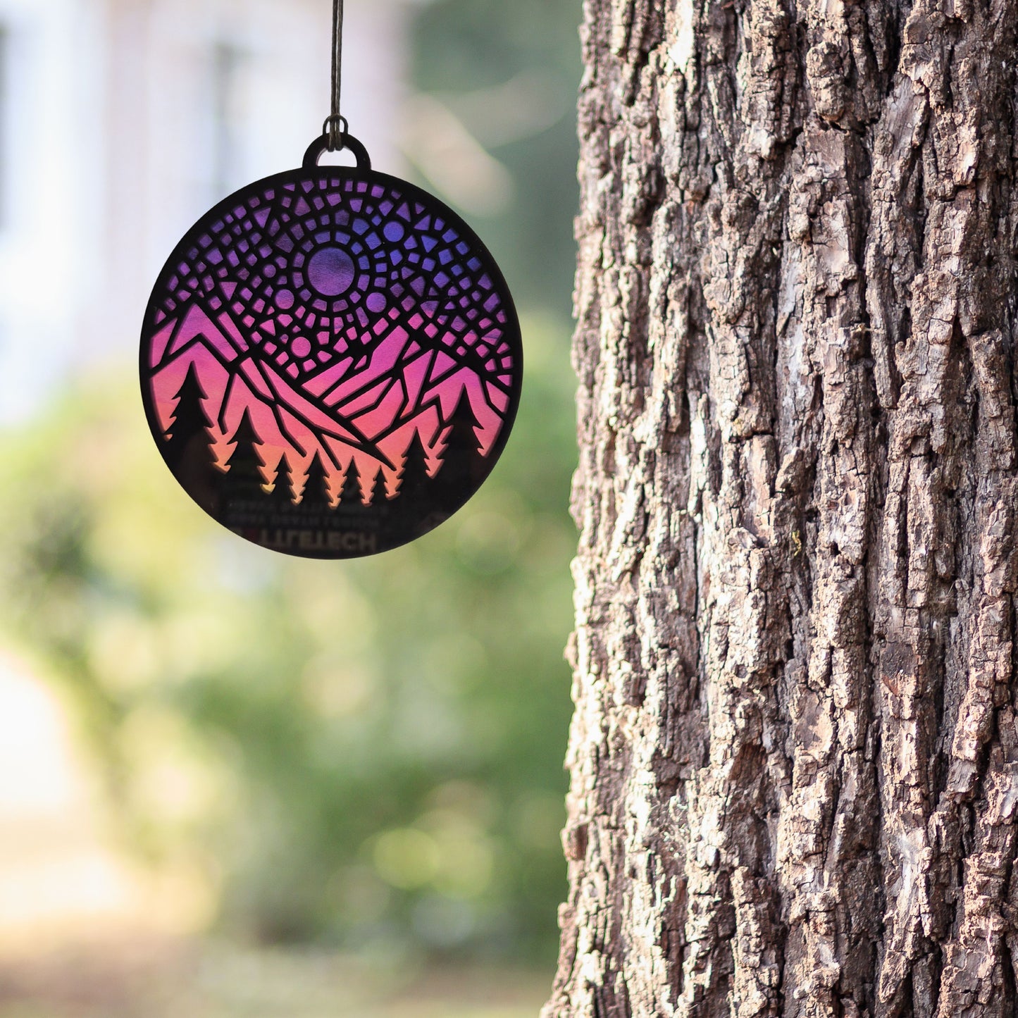 Mountain Nightscape Suncatcher