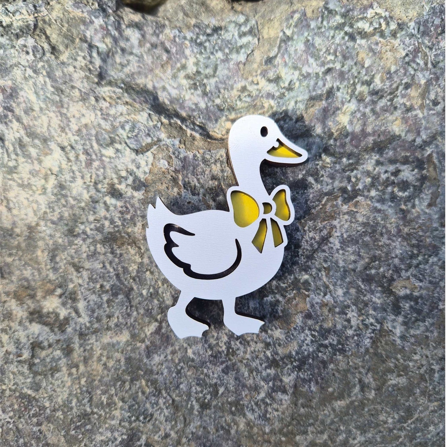 Geese Fridge Magnets Layered