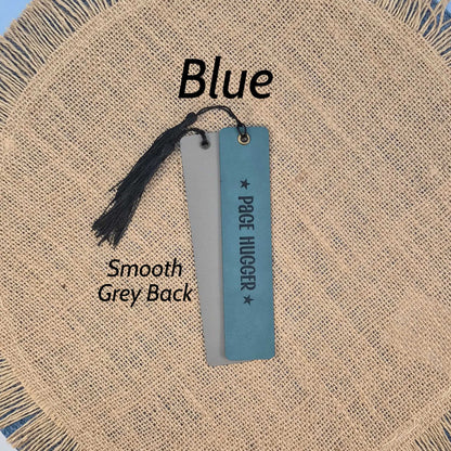 Page Hugger Funny Leatherette Bookmark With Tassel
