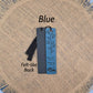 Read More Worry Less Floral Leatherette Bookmark With Tassel