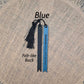 Warning May Cause Obsession Funny Leatherette Skinny Bookmark with Tassel