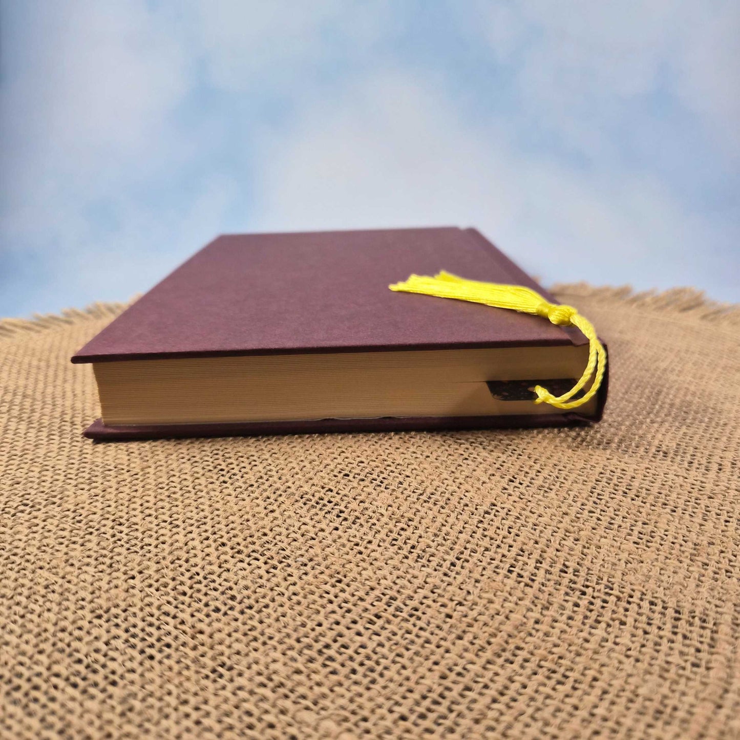 Sunflower Pattern Flex Bookmark with Tassel Multicolor