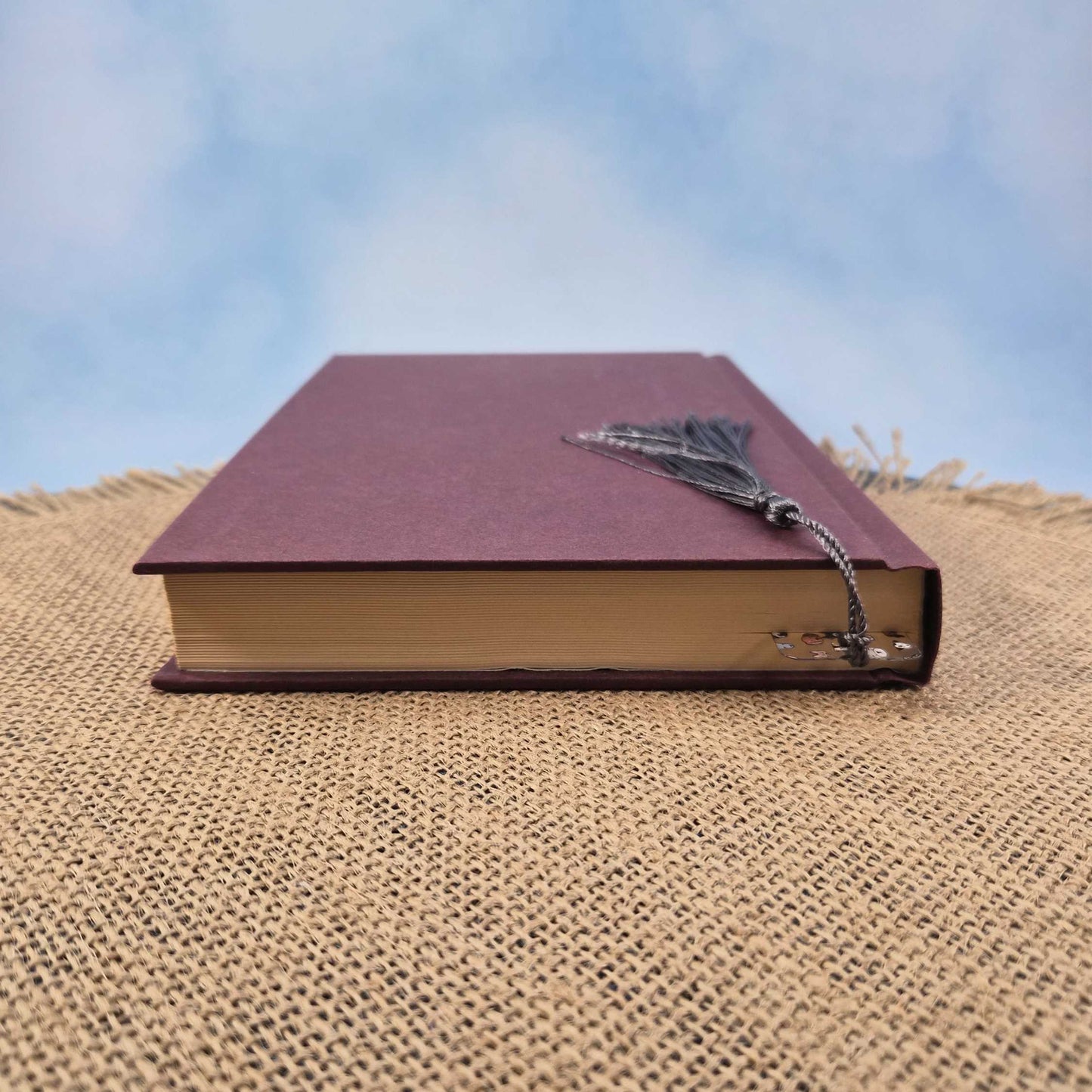 Dog Head Clear Flex Bookmark with Tassel Multicolor