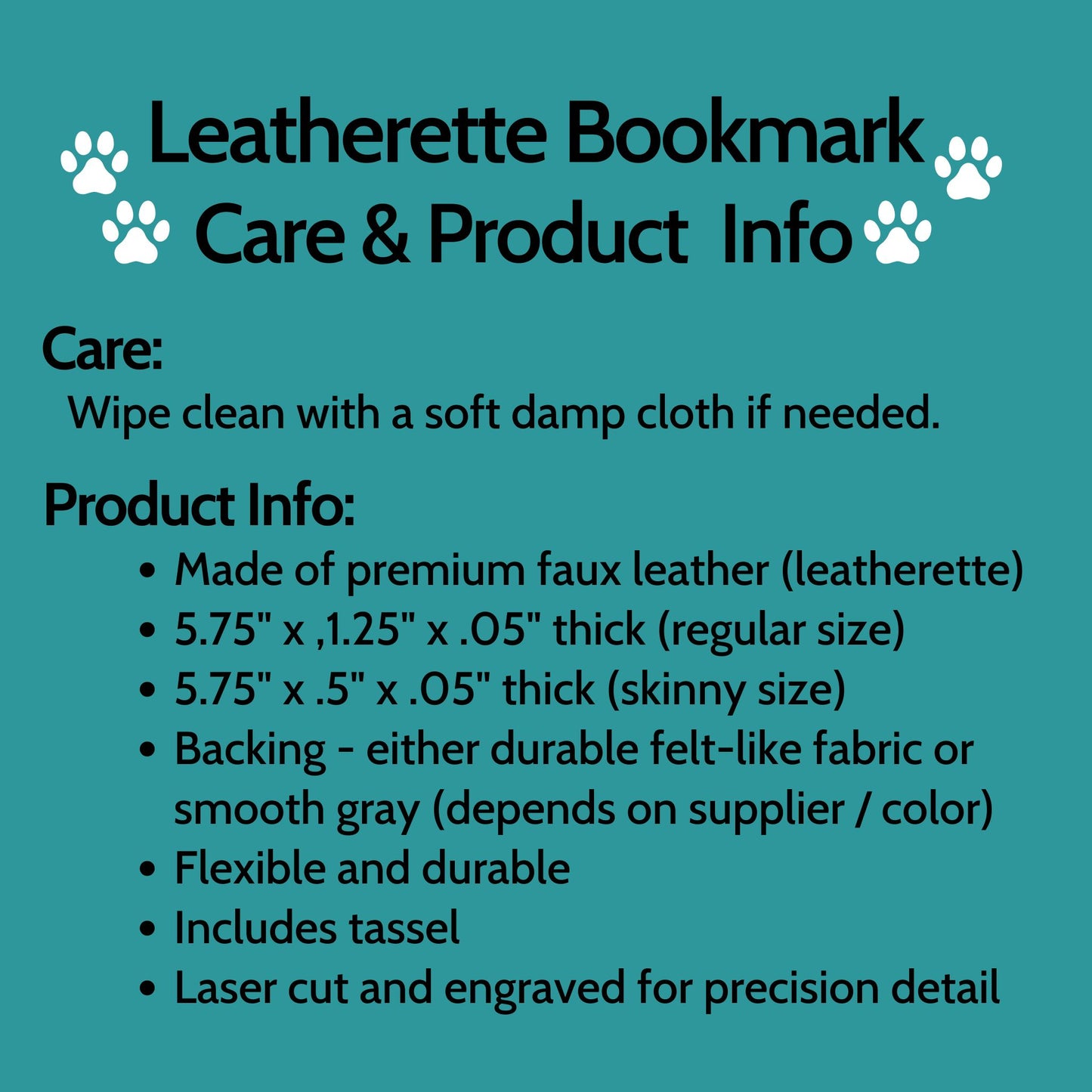 Read More Worry Less Floral Leatherette Bookmark With Tassel