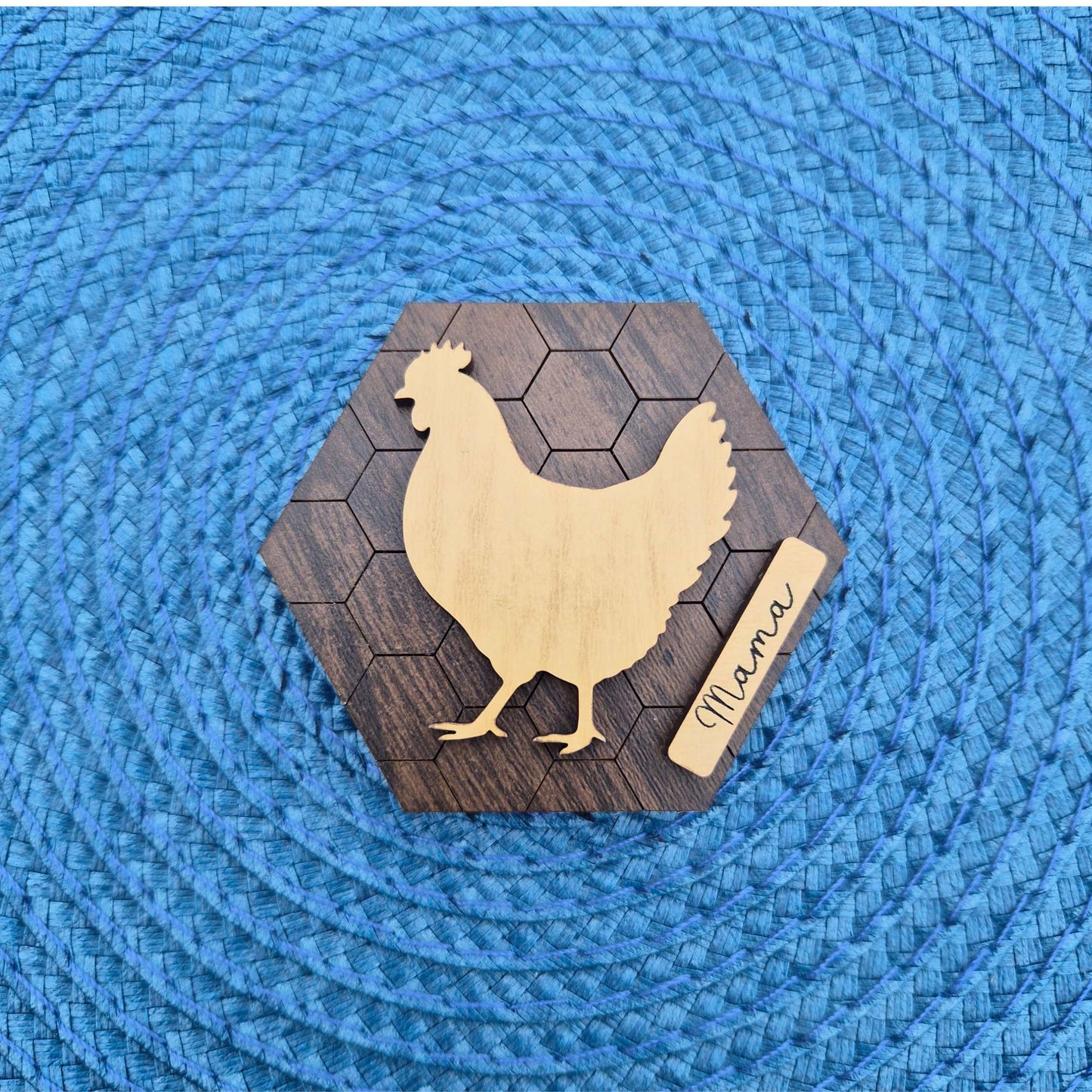 Chicken Mama Magnets Layered
