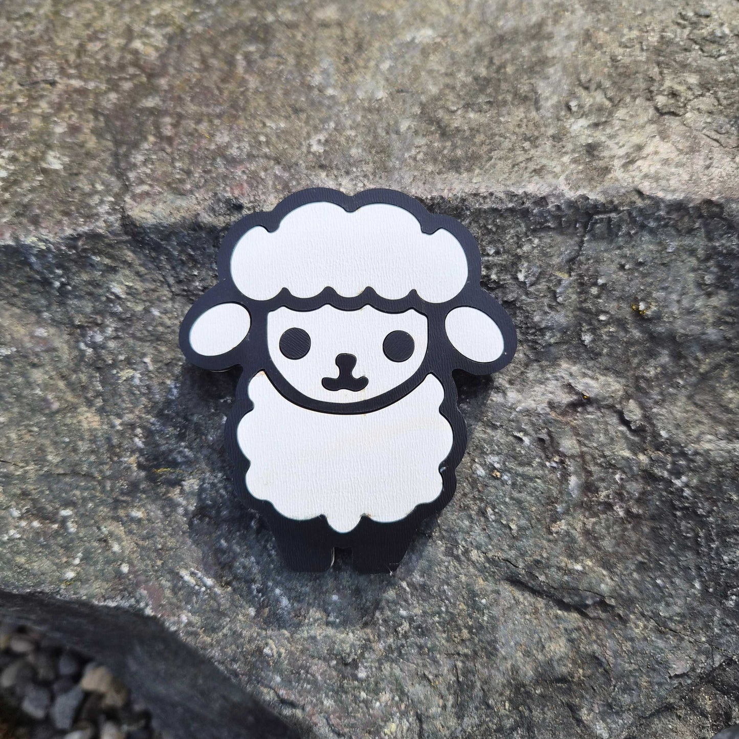 Sheep Fridge Magnets Layered