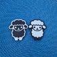 Sheep Fridge Magnets Layered