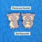 Owl Fridge Magnets Layered