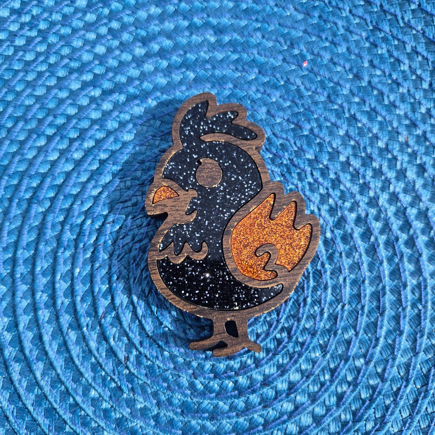 Rooster Fridge Magnets Layered