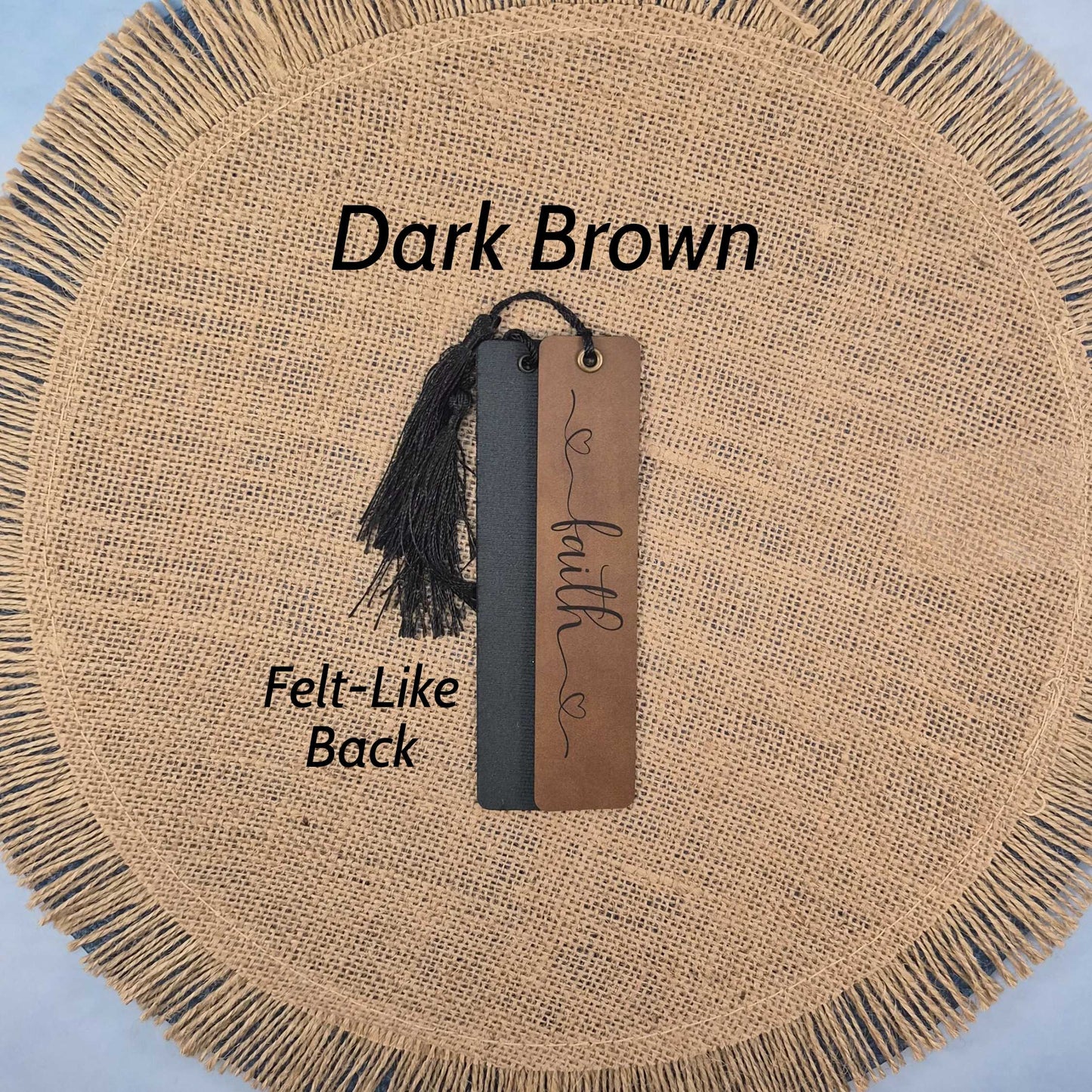 Faith - Inspirational Leatherette Bookmark with Tassel