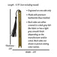 Shhh... Avoiding Reality Funny Leatherette Skinny Bookmark with Tassel