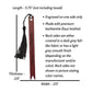 Reading is my Cardio Funny Leatherette Skinny Bookmark with Tassel