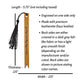Judge me by my Cover Funny Leatherette Skinny Bookmark with Tassel