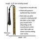 Love You Mom Leatherette Skinny Bookmark with Tassel