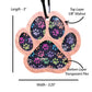 2 Layer Dog / Cat Paw Ornament