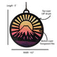 Mountain Sunrise Suncatcher
