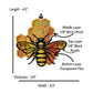 Bee and Honeycomb Suncatcher