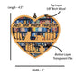 Heart Shaped Book and Cat Lover Suncatcher