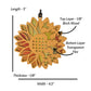 Sunflower and Hummingbird Suncatcher