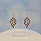 Geometric Design Lightweight Wood Earring