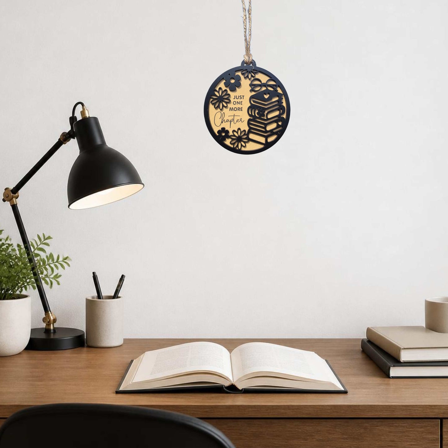 Round Sign for Book & Reading Lovers