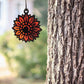 Red Sunflower Suncatcher - Sunset Inspired