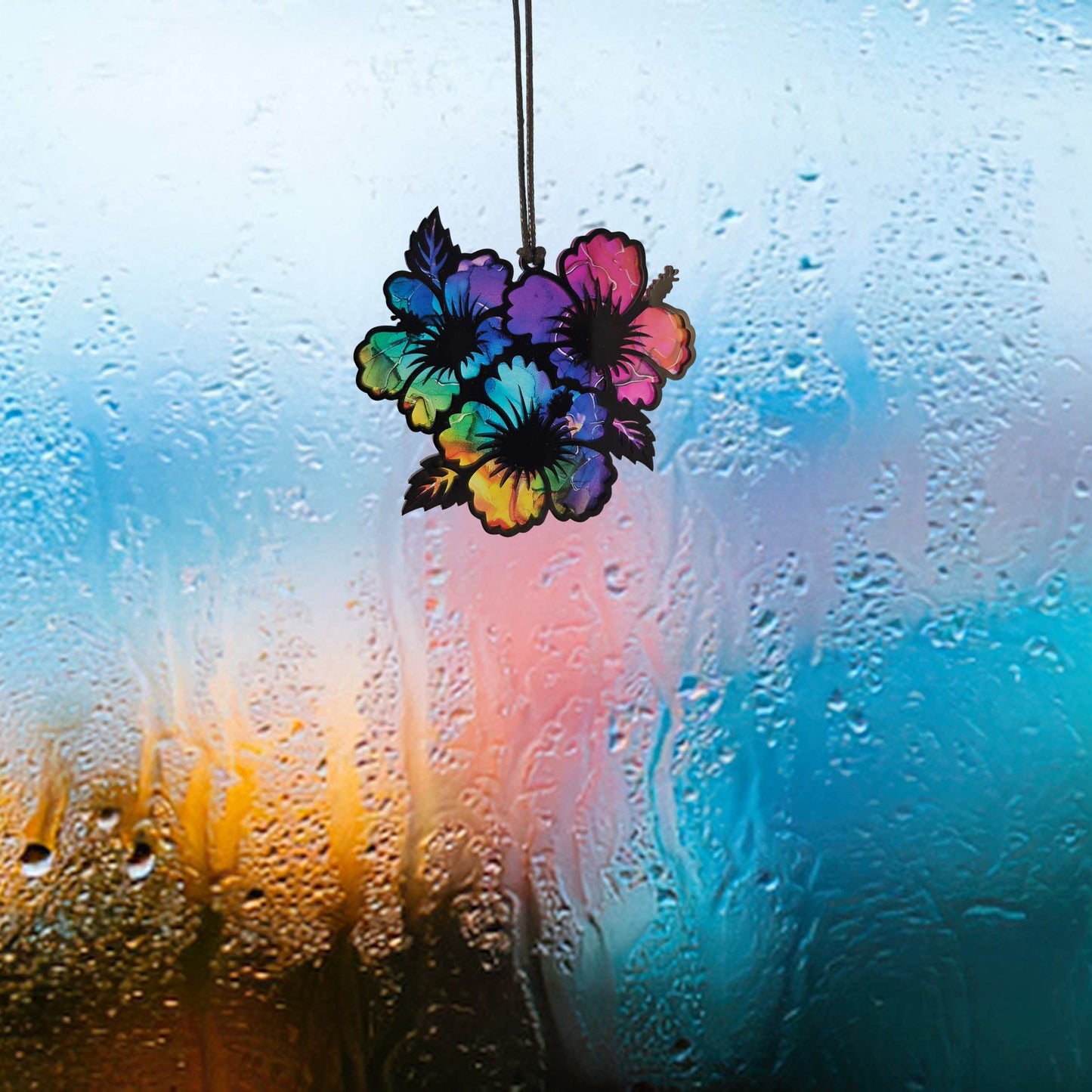 Hibiscus Flower Suncatcher