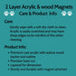 Chicken Mama Magnets Layered