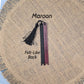 Just One More Chapter Funny Leatherette Skinny Bookmark with Tassel