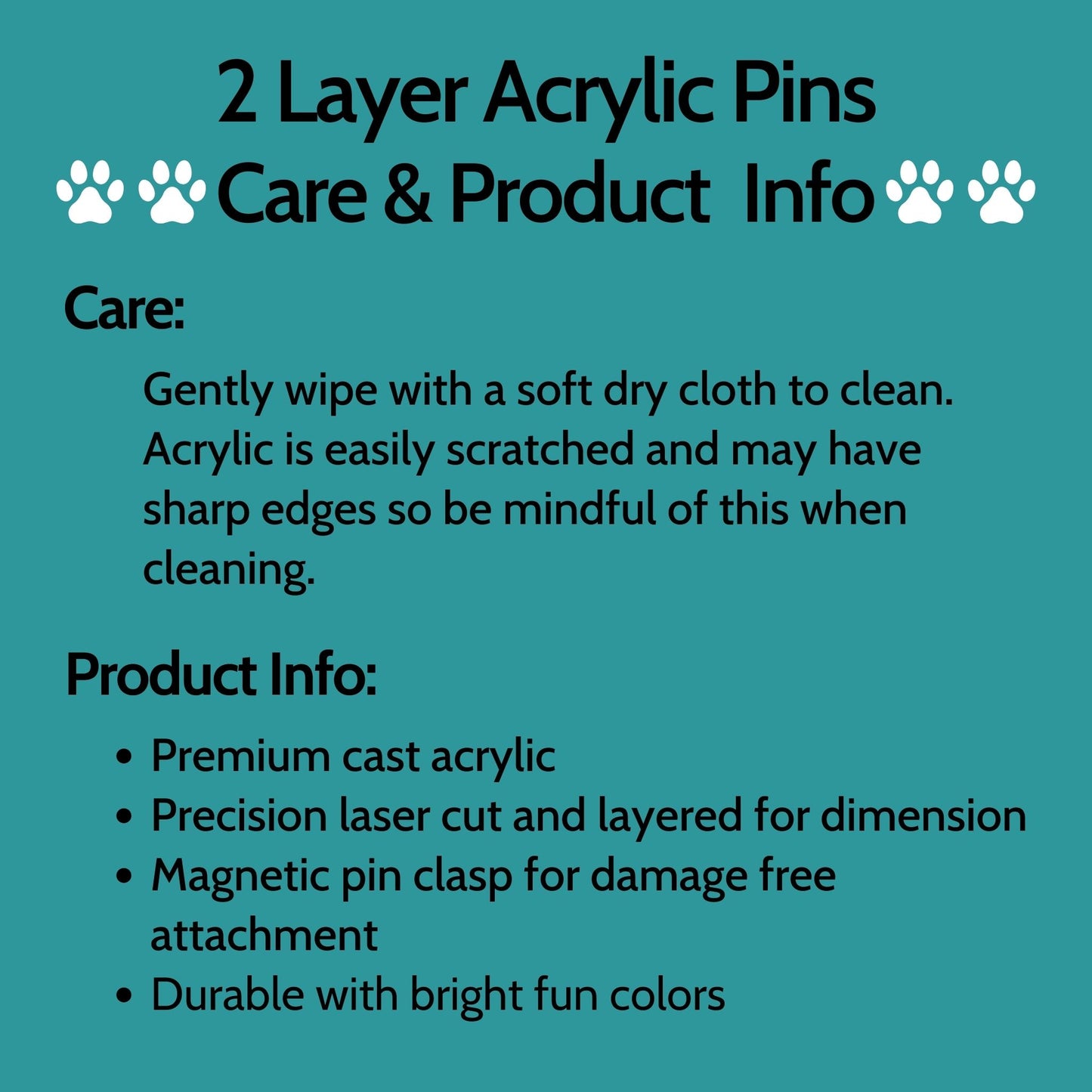 Pins - Large Acrylic Layered - Gamer Related