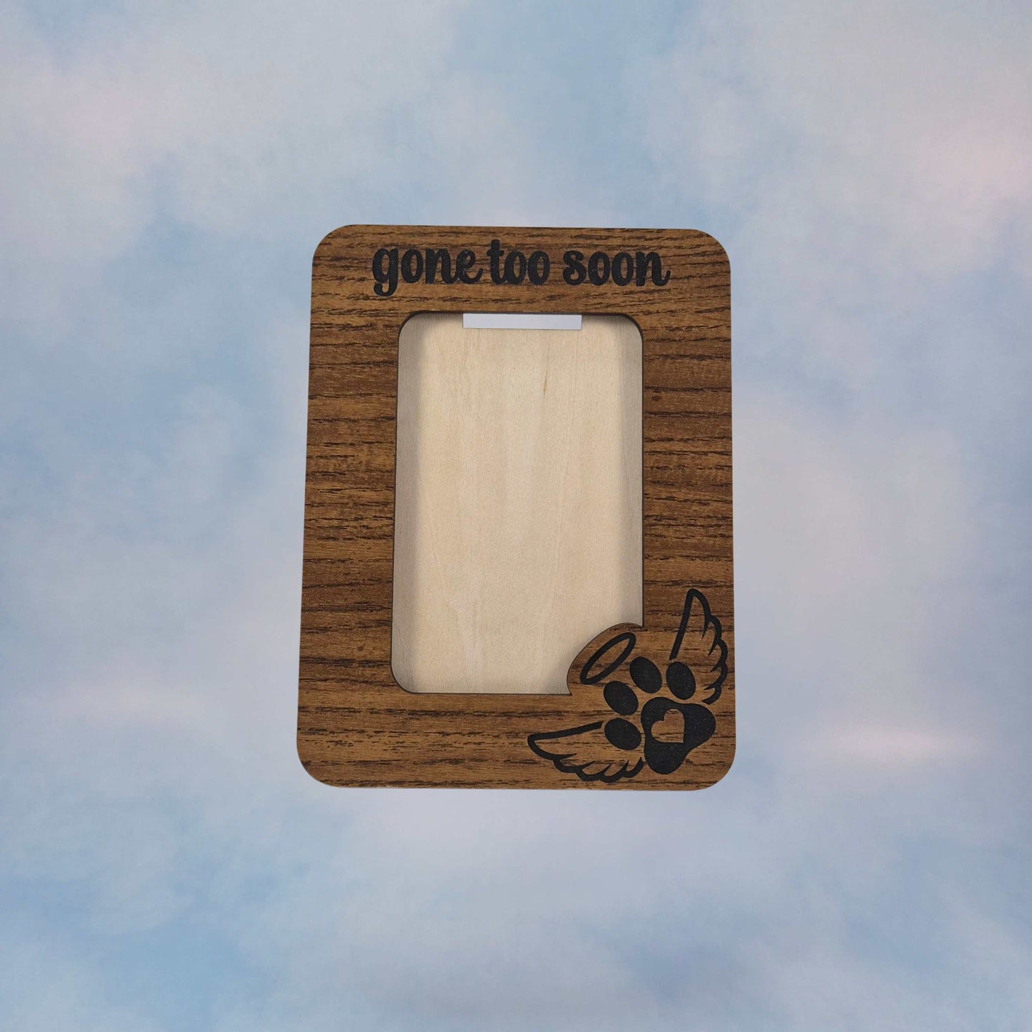 Layered Pet Memorial Picture Frame for Dogs or Cats