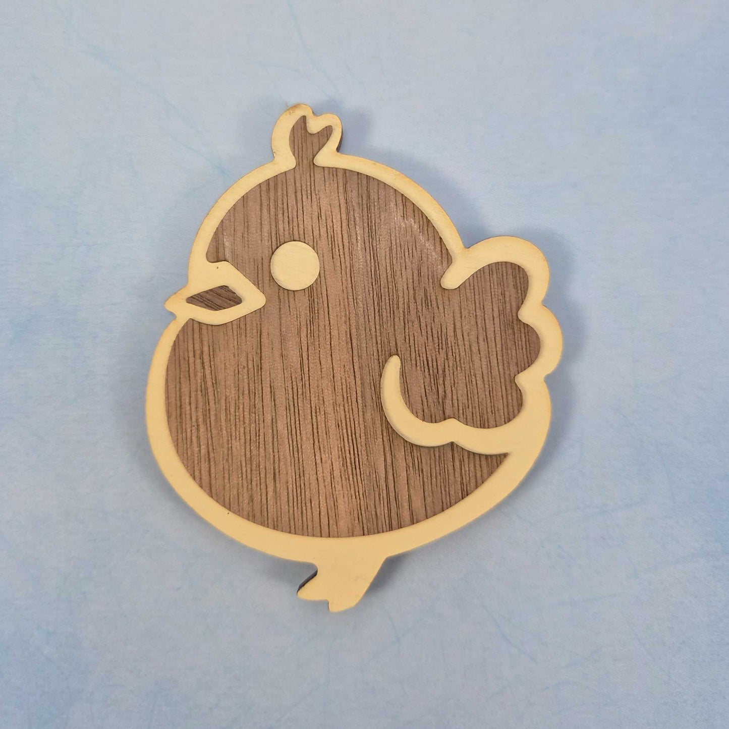 Chunky Chick Fridge Magnets Layered - Side View
