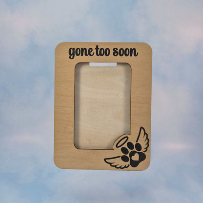 Layered Pet Memorial Picture Frame for Dogs or Cats