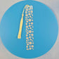 Daisy Clear Flex Bookmark with Tassel Yellow and White