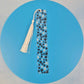 Paw Print Clear Flex Bookmark with Tassel Black and White