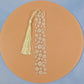 Daisy Clear Flex Bookmark with Tassel Yellow and White