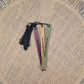 My Weekend is Booked Funny Leatherette Skinny Bookmark with Tassel