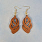 Geometric Wood Dangle Earrings