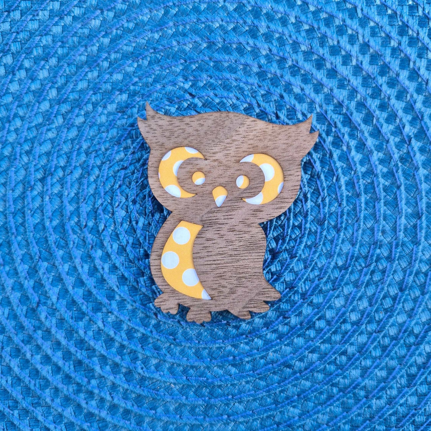 Owl Fridge Magnets Layered