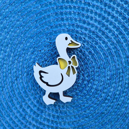 Geese Fridge Magnets Layered
