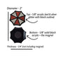 Resident Evil Umbrella Corp Acrylic Glitter Magnet  - Gamer Related