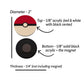 Pokemon Pokeball Acrylic Magnet  - Gamer Related