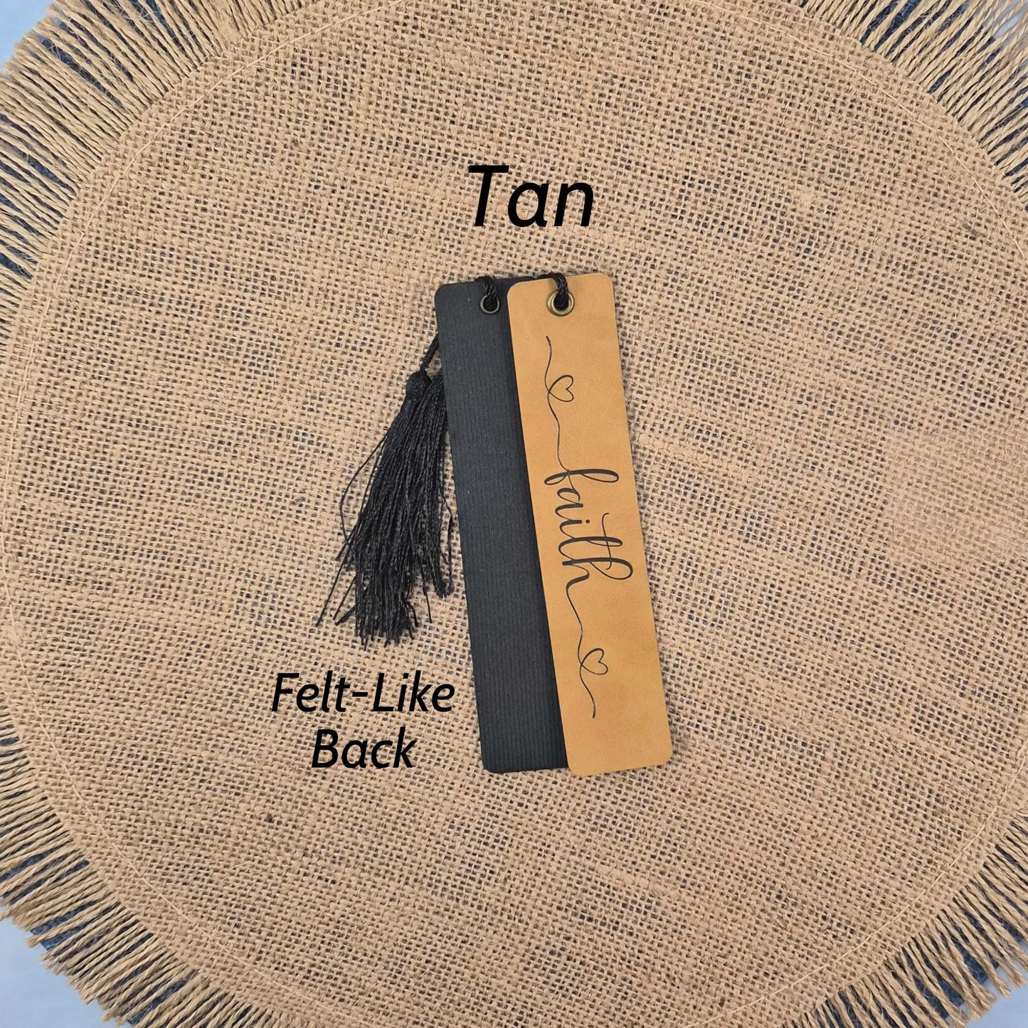 Faith - Inspirational Leatherette Bookmark with Tassel