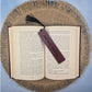 Just Keep Reading Funny Leatherette Bookmark with Tassel