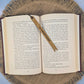 My Weekend is Booked Funny Leatherette Skinny Bookmark with Tassel