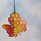 Bee and Honeycomb Suncatcher