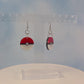 Acrylic Pokeball Dangle Earrings  - Gamer Related
